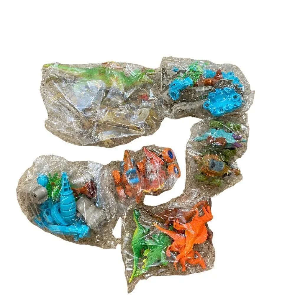New in Box Fickle Brand‎ Lot Of Pull Back Cars and Dinosaurs